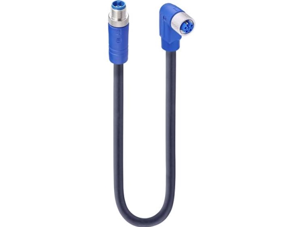 Lumberg Automation 934853049-1 Sensor-, Aktorstecker, M12 Stecker, Gerade, Kupplung, Gewinkelt 2,00 M Polzahl (Rj): 5 1 St