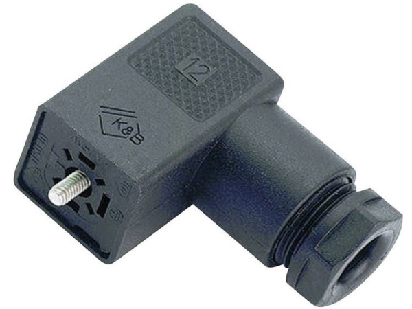 Binder 43-1900-000-03-20 Ventilstecker Schwarz Pole: 2+Pe