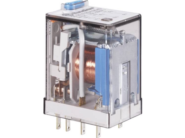 Finder 55.34.8.230.5040 Stikrelæ 230 V/Ac 7 A 4 X Omskifter 1 Stk Tray