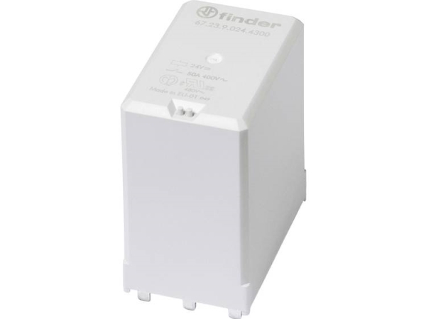 Finder 67.23.9.008.4300 Printrelæ 8 V/Dc 50 A 3 X Afbryder 1 Stk Tray