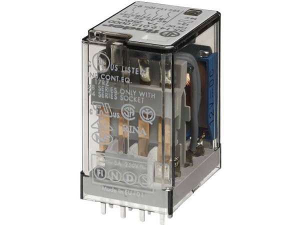 Finder 55.14.9.024.0000 Stikrelæ 24 V/Dc 7 A 4 X Omskifter 10 Stk Tray