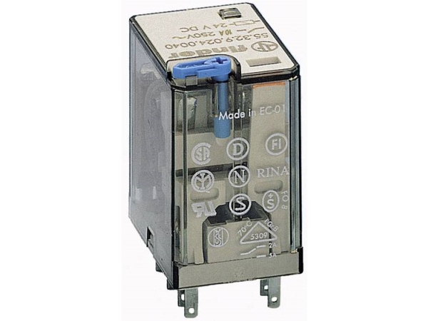 Finder 55.32.9.024.5040 Steckrelais 24 V/Dc 10 A 2 Wechsler 10 Stk Tray
