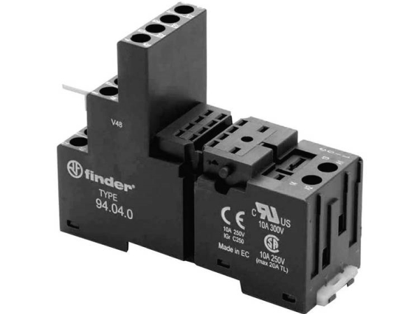 Finder 94.04.0 Relais-Fassung Passend Für Serie: Weg Serie Cwc Tray 10 Stk.