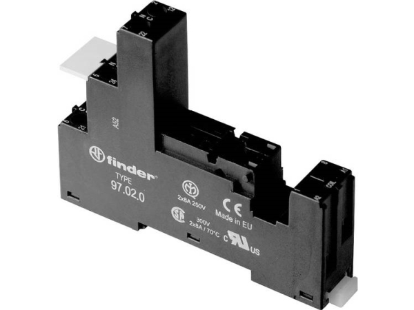 Finder 97.02.0 Relæsokkel Tray 10 Stk