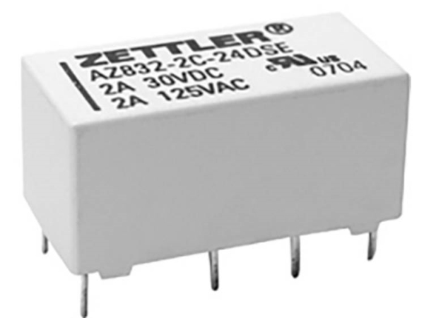 Zettler Elektronik Az832p2-2C-24De Print-Relais 24 V/Dc 3 A 2 X Wechsler 1 St