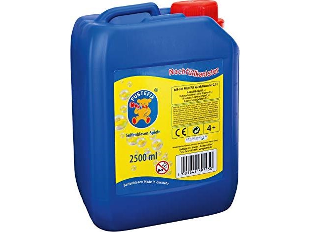 Genopfyldningsflaske 2,5 Liter, Sæbebobler
