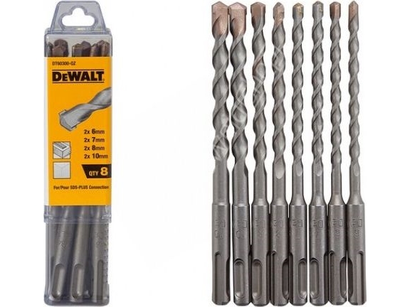 Dewalt Dewalt Betonbohrer Sds Drill Set 8-Tlg. Dt60300-Qz