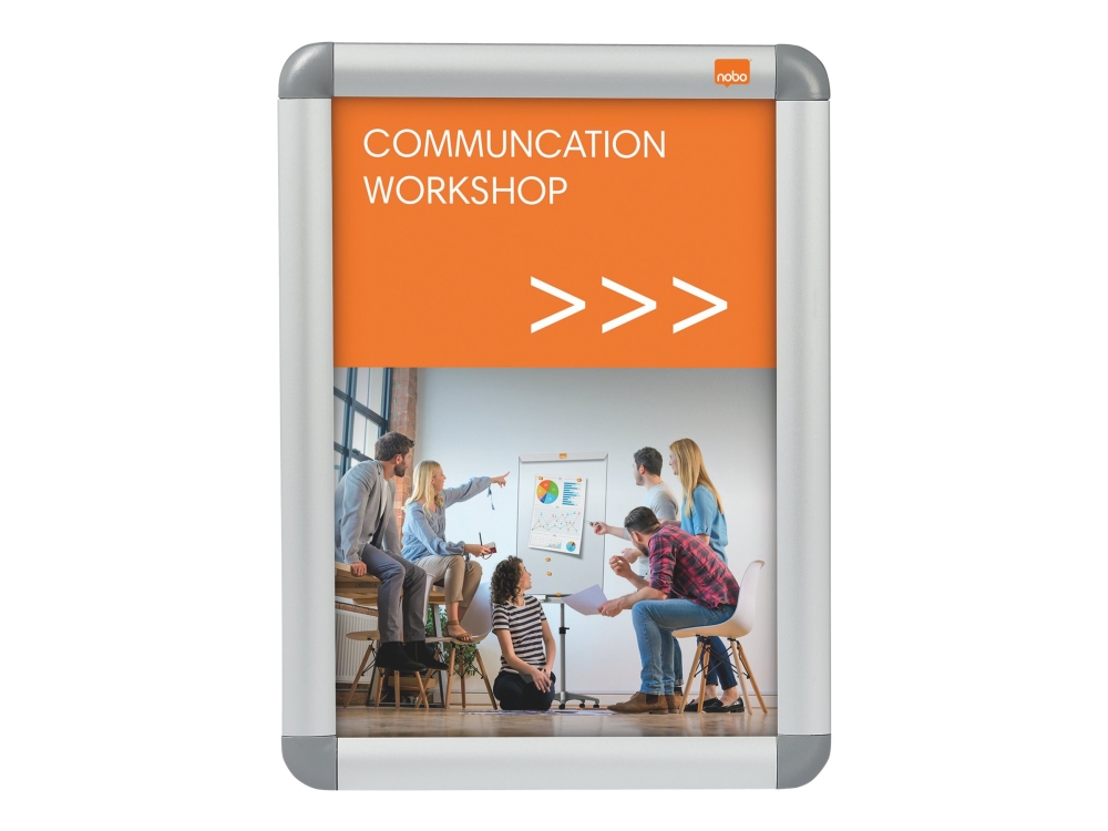 Skifteramme Nobo A4 - vægmonterbar udendørs | Möbler - Tavla & Displays - Anslagstavlor | GameStuff