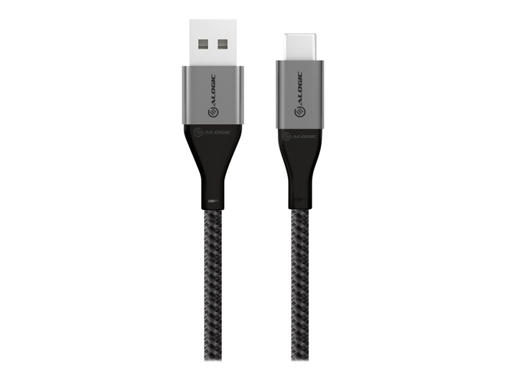 Alogic Super Ultra - Usb-Kabel - Usb-C (Han) Til Usb (Han) - Usb 2.0 - 3 A - 1.5 M - Space Grey