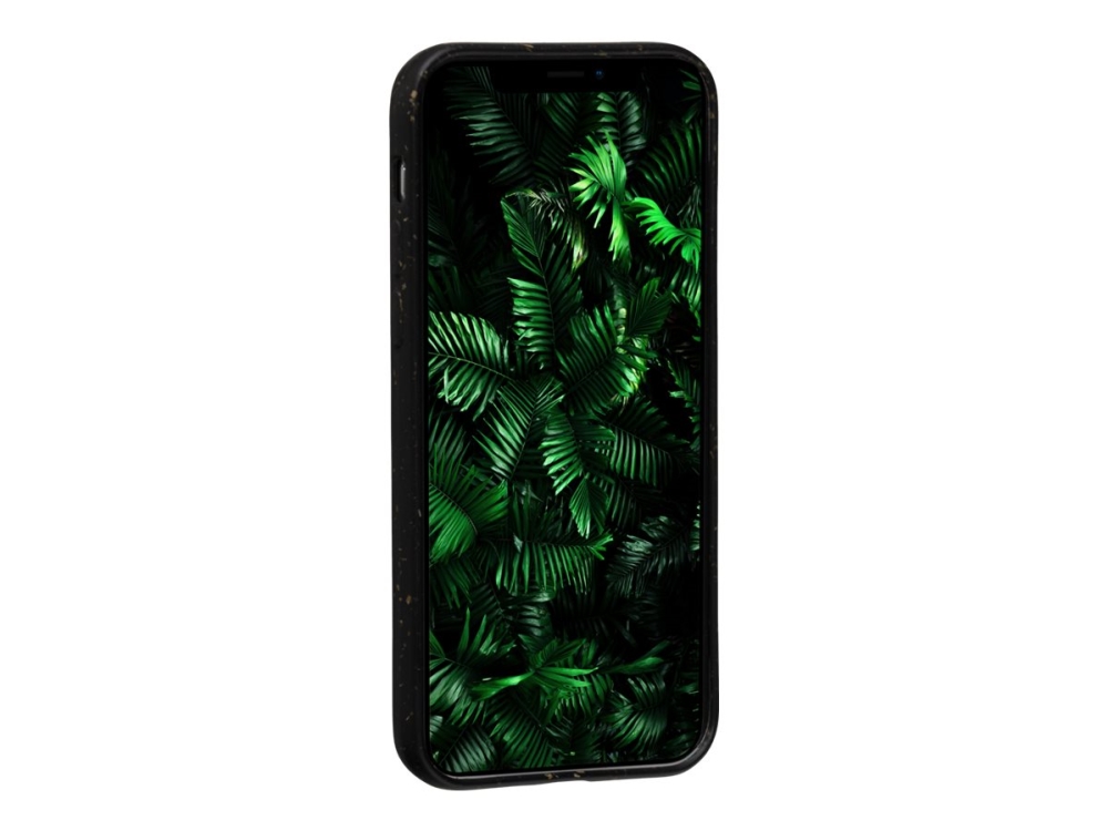 dbramante1928 Barcelona - Bakdeksel til mobiltelefon - 100 % biologisk nedbrytbart plantebasert materiale - Midnight Black - for Apple iPhone 12 Pro Max