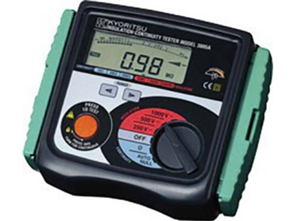 Kyoritsu Kew-3005A Isolationsmåler 250 V, 500 V, 1000 V 2000 Mω