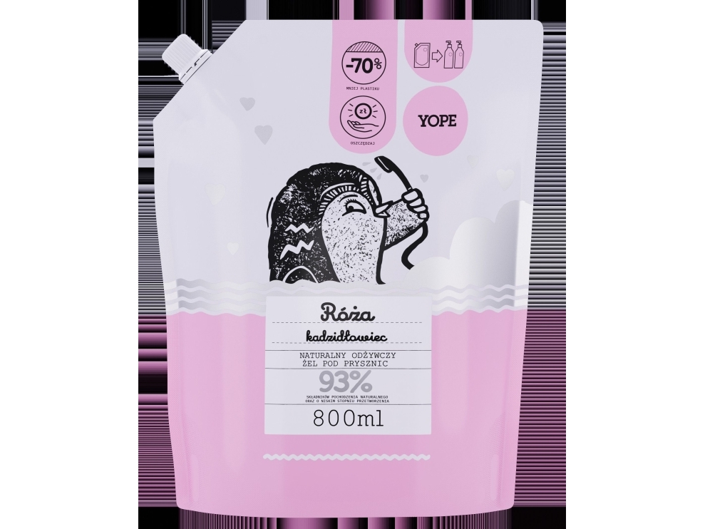 Yope Rose And Frankincense Shower Gel 800 Ml