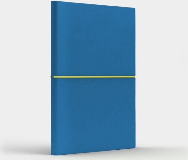 Like U Notizblock A5 Fun M Einfarbig Blau/Zitrone |