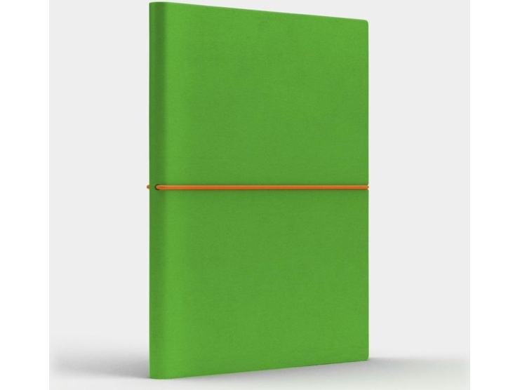 B6 Fun S notebook line lys grøn/orange |