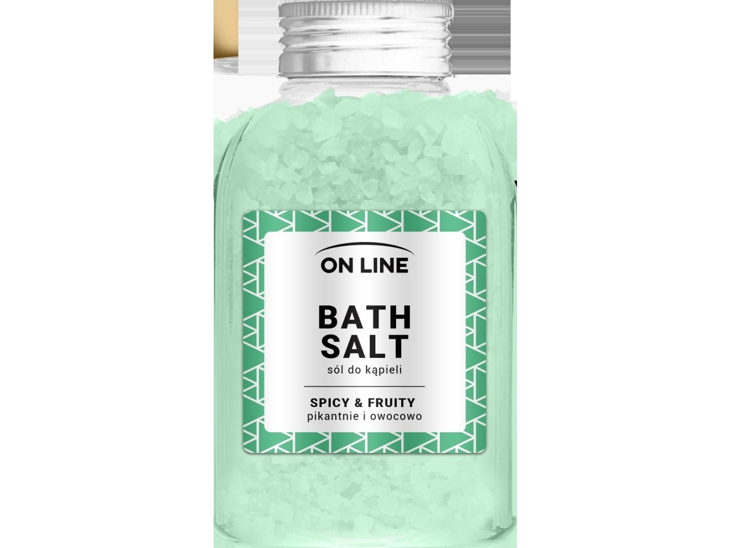 FS*On LINE Salt d/bath 600g Spicy &amp  Fruit Green&amp