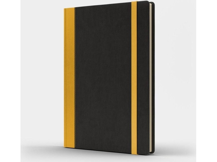 Like U Notepad A5 Pro M+ Line Schwarz/Gelb |