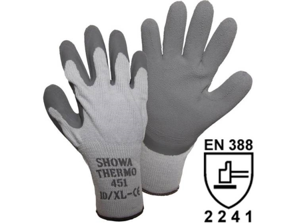 Showa 451 Thermo 14904-8 Akryl Arbejdshandske Størrelse (Handsker): 8, M En 388 Cat Ii 1 Paar