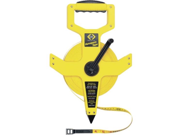 C.K T3565 165-Iso Maßband Kalibriert (Iso) 50 M Glasfaser