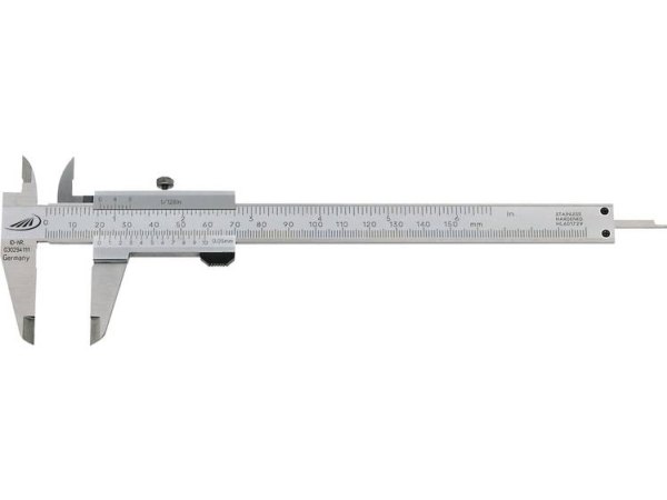 Helios Preisser 0185 501-Iso Taschen-Schieblehre Kalibriert (Iso) 150 Mm