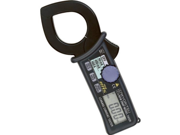 Kyoritsu Kew 2433R-D Strømtang , Hånd-Multimeter Kalibreret (Dakks) Digital Cat Iii 300 V Visning (Counts): 4000