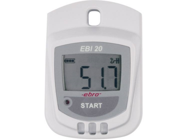 Ebro 1601-0044-D Ebi 20-Th1 Multi-Datalogger Kalibriert (Dakks) Messung Luftfeuchte, Temperatur -30 Bis +60 °C, 0 Bis 100 % Rf