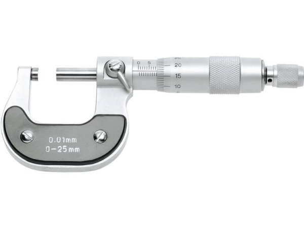 Horex 2304510-D Mikrometer Kalibriert (Dakks) 0 - 25 Mm Ablesung: 0,01 Mm Din 863-1