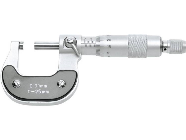 Horex 2304513-D Micrometer Kalibreret (Dakks) 25 - 50 Mm Aflæsning: 0.01 Mm