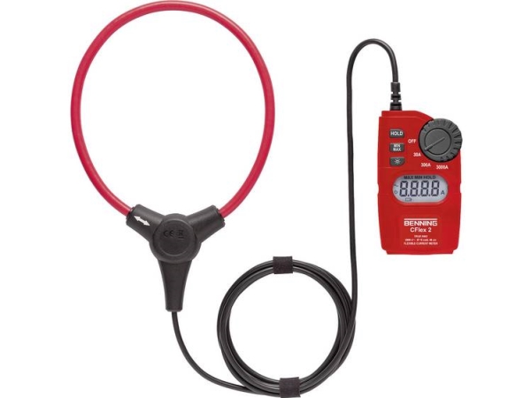 Benning 044069-D Strømtang Kalibreret (Dakks) Digital Cat Iv 600 V Visning (Anzahl): 3000