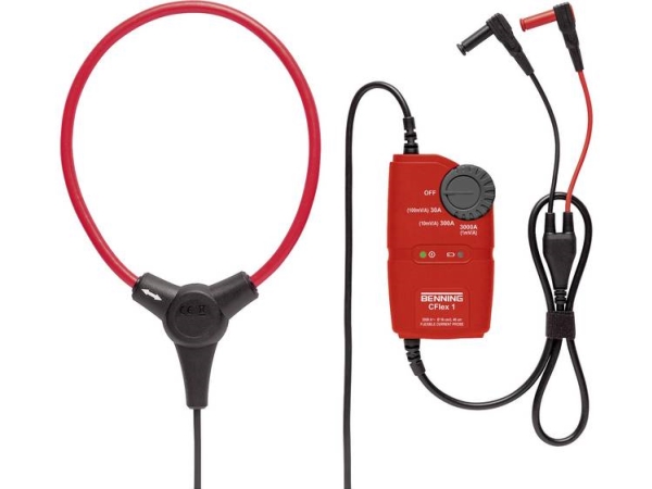 Benning Cflex 1 Stromzangenadapter Kalibriert (Dakks) Messbereich A/Ac (Bereich): 0.3 - 3000 A Flexibel