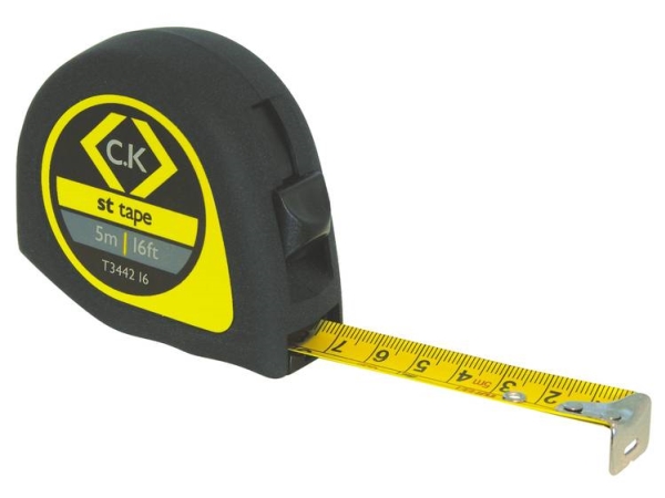 C.K T3442 10-Iso Kalibriertes Maßband (Iso) 3 M Stahl