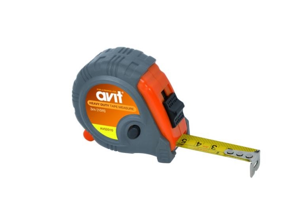 Avit Av02010-Iso Maßband, Kalibriert (Iso), 3 M, Stahl
