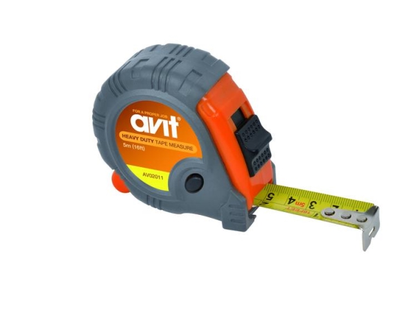 Avit Av02011-Iso Kalibriertes Stahl-Maßband 5 M (Iso)