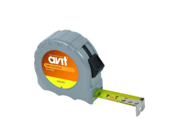 Avit Av02001-Iso Maßband Kalibriert (Iso) 5 M Stahl