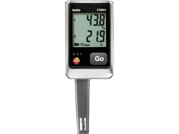 Testo 0572 1754-D 175 H1 Multi-Datalogger Kalibriert (Dakks) – Messung Temperatur, Luftfeuchte -20 Bis +55 °C, 0 Bis 100 % Rf