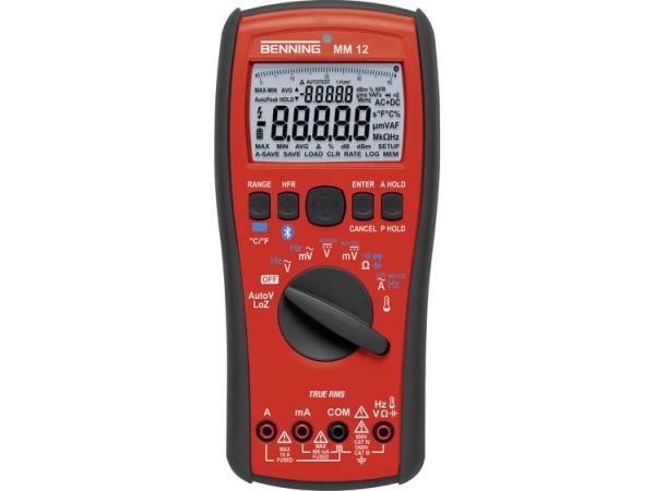 Benning 044088-Iso Hånd-Multimeter Kalibreret (Iso) Digital Datenlogger Cat Iv 600 V, Cat Iii 1000 V Visning (Zählungen): 40000