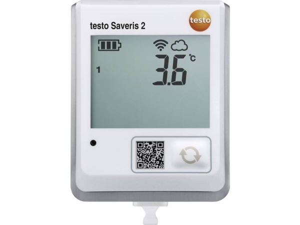 Testo 0572 2031-Iso Saveris 2-T1 Temperatur-Datalogger Kalibreret (Iso) Mål Temperatur -30 Til +50 °C