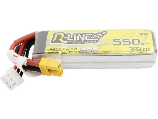 Tattu Modelbyggeri-Batteripakke (Lipo) 7.4 V 550 Mah Celletal: 2 95 C Softcase