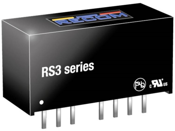 Recom Rs3-2412Sz/H3 Dc/Dc-Wandler, Pcb 12 250 Ma 3 W Anzahl Der Ausgänge: 1 X