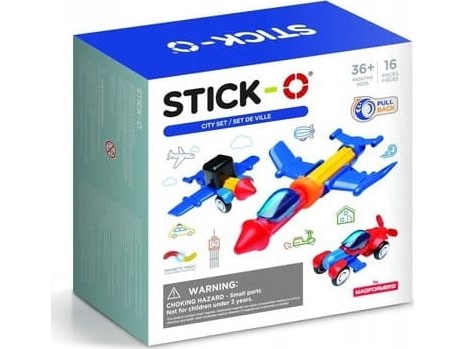 Magformers Stick-O City Magnetische Bausteine 16 Stück (005-902003)