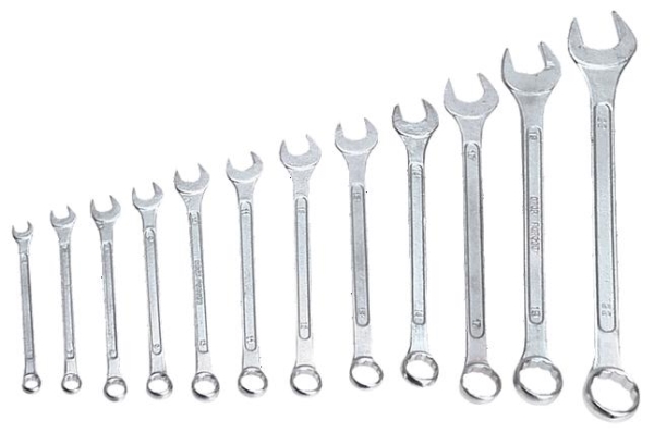 Top Tools Sæt Kombinationsnøgler 6-19 Mm 8 Stk. (35D356)