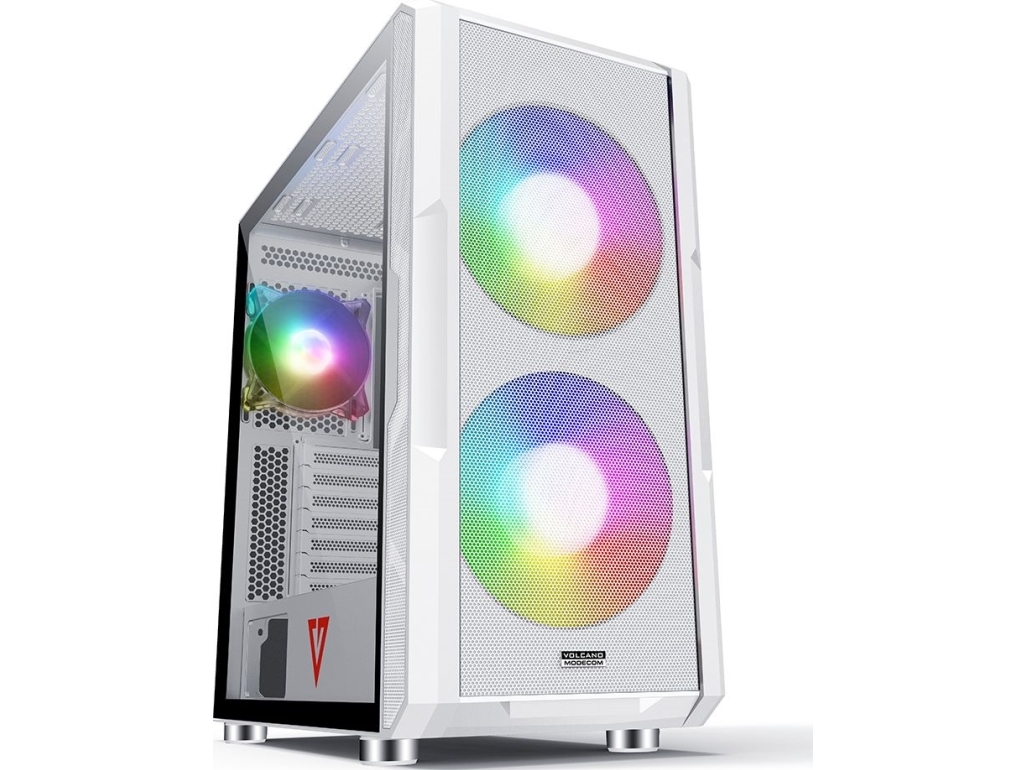 Modecom Amirani Argb, Midi Tower, Pc, Hvid, Atx, Itx, Micro Atx, Flere, Kabinet Faner