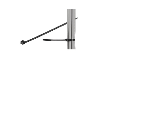 Goobay Kabelbinder, Uv- Und Wetterfester Nylon, Schwarz, Abreißbarer Kabelbinder, Nylon, Schwarz, -35 - 85 °C, 200 Mm, 2,5 Mm