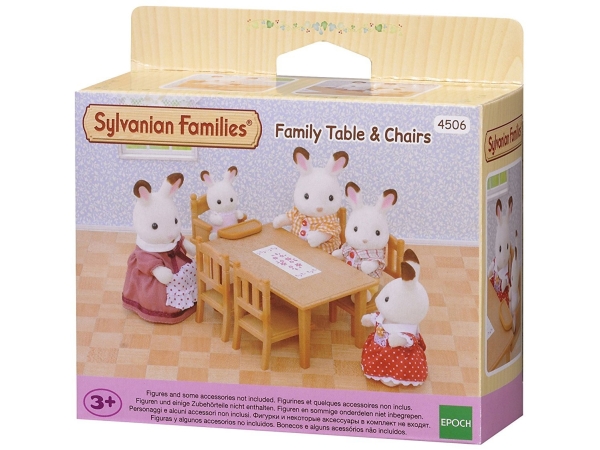Sylvanian Families Matbord Och Stolar