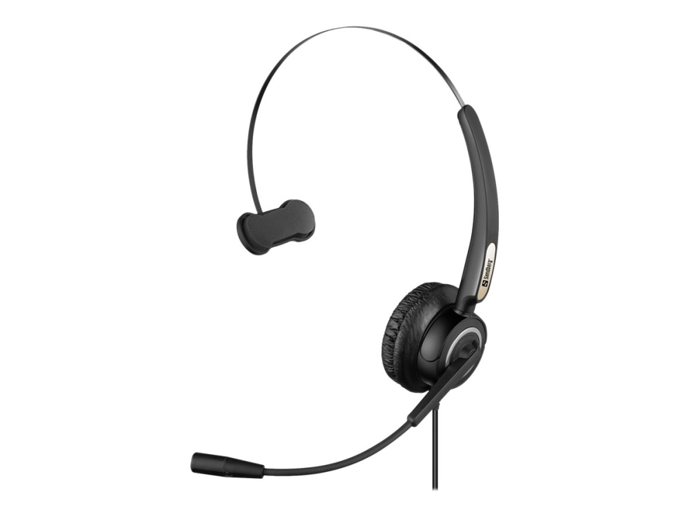 Sandberg Usb Office Headset Pro Mono, Kabelgebunden, Büro/Callcenter, 20 - 20000 Hz, Kopfhörer, Schwarz