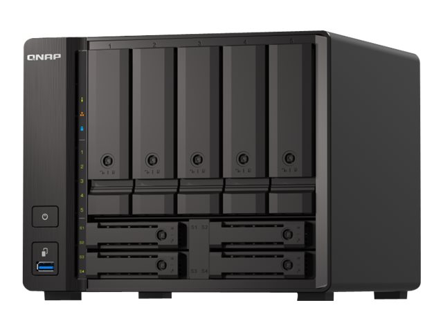 Qnap Ts-H973ax-32G - Nas-Server - 9 Einschübe - Sata 6Gb/S - Raid 0, 1, 5, 6, 10, 50, Jbod, 60, Raid Tp - Ram 32 Gb - 2,5 Gigabit Ethernet / 10 Gigab