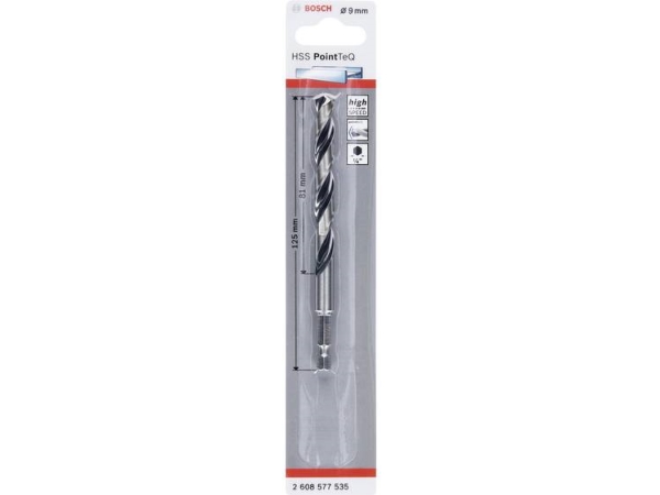 Bosch Metalbor Pointteq Hex Hss-R 9,0X125mm