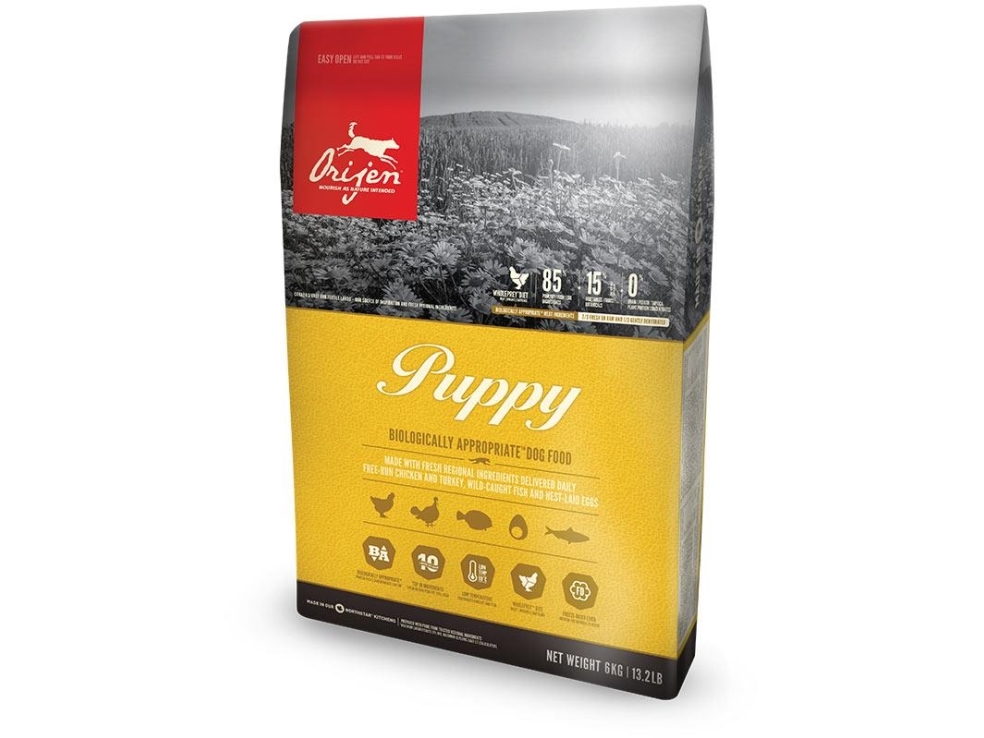 Orijen Puppy Huhn, Fisch, Pute 6 Kg