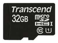 Transcend - Flashhukommelseskort - 32 Gb - Uhs Class 1 / Class10 - Microsdhc