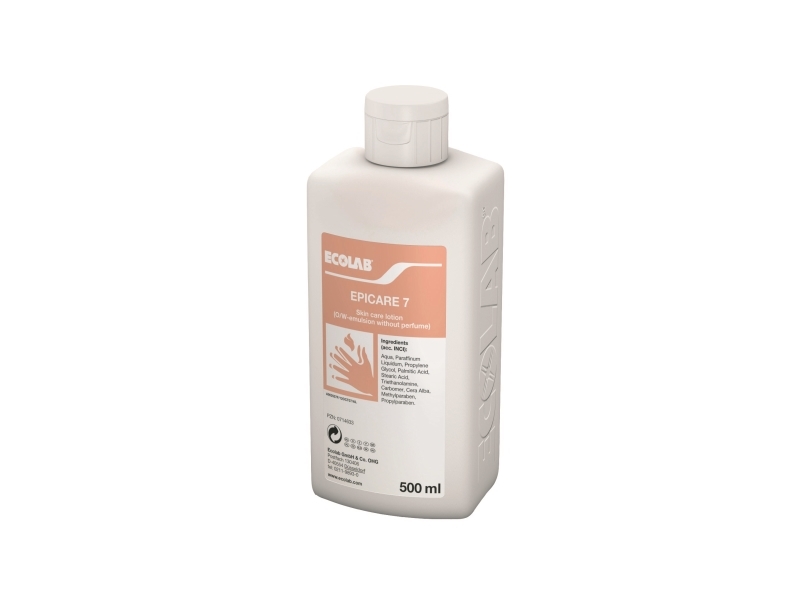 Skincarelotion, Ecolab Epicare 7, 500 ml, hvid - (12 stk.)