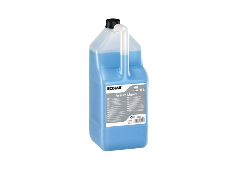 Ecolab Assure - Vaskemiddel - Væske - Dunk - 5 L - Professionel - Maskinklar - Koncentreret - Mørkeblå (Pakke Med 2)
